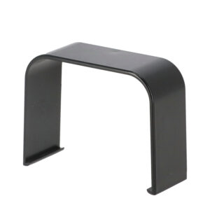 Skjøt, kanal, 80 x 60mm, sort