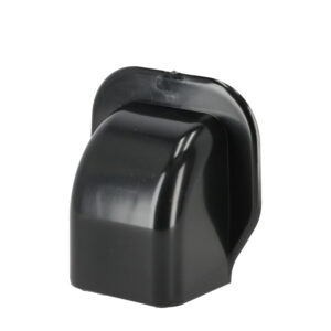 Veggterminal, kanal, 80 x 60mm, sort til "Standard" og "Artic"