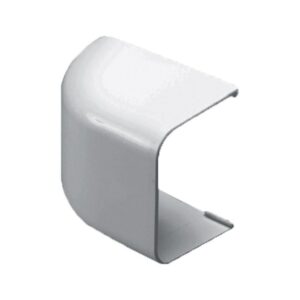 Endeavslutning, kanal, 80 x 60mm, hvit